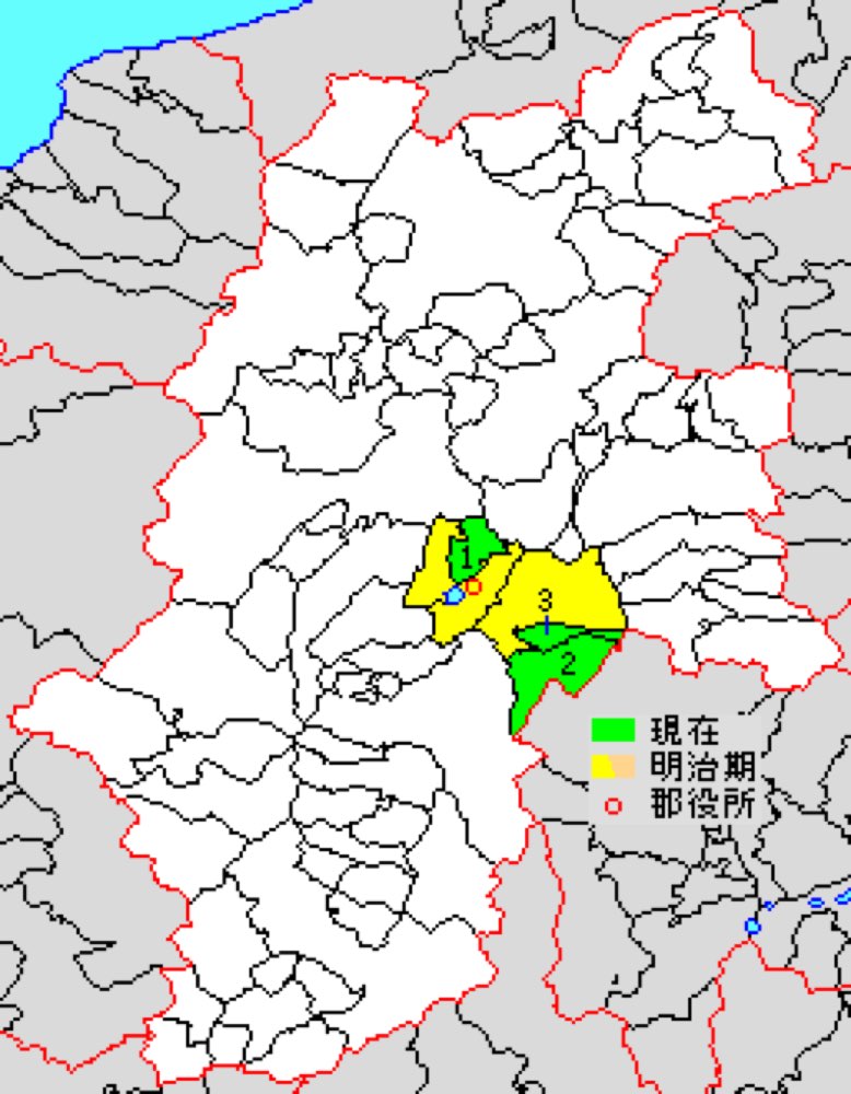 諏訪郡の遺品整理対応エリア(諏訪郡 行政区分図)
